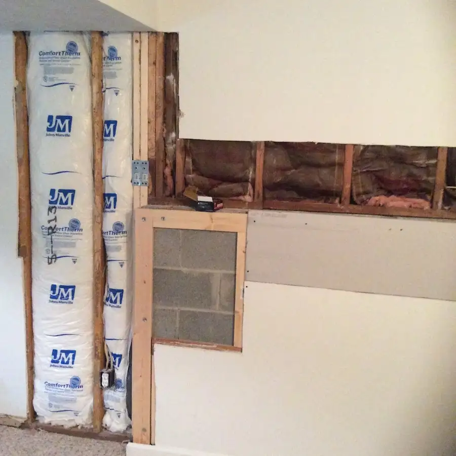 Wall insulation replacement during Structural Drying in Rialto